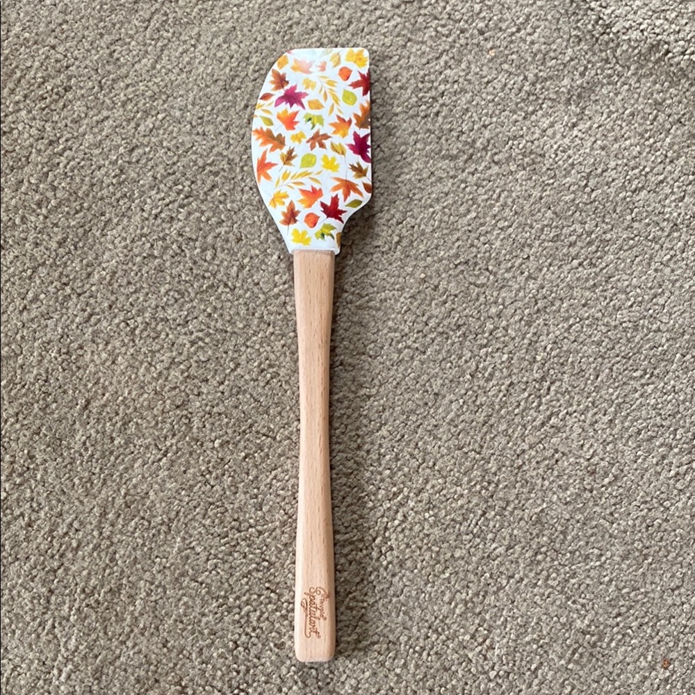 COPY - Colorful Leaf Pattern Spatula